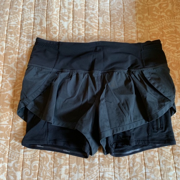lululemon shorts with spandex underneath